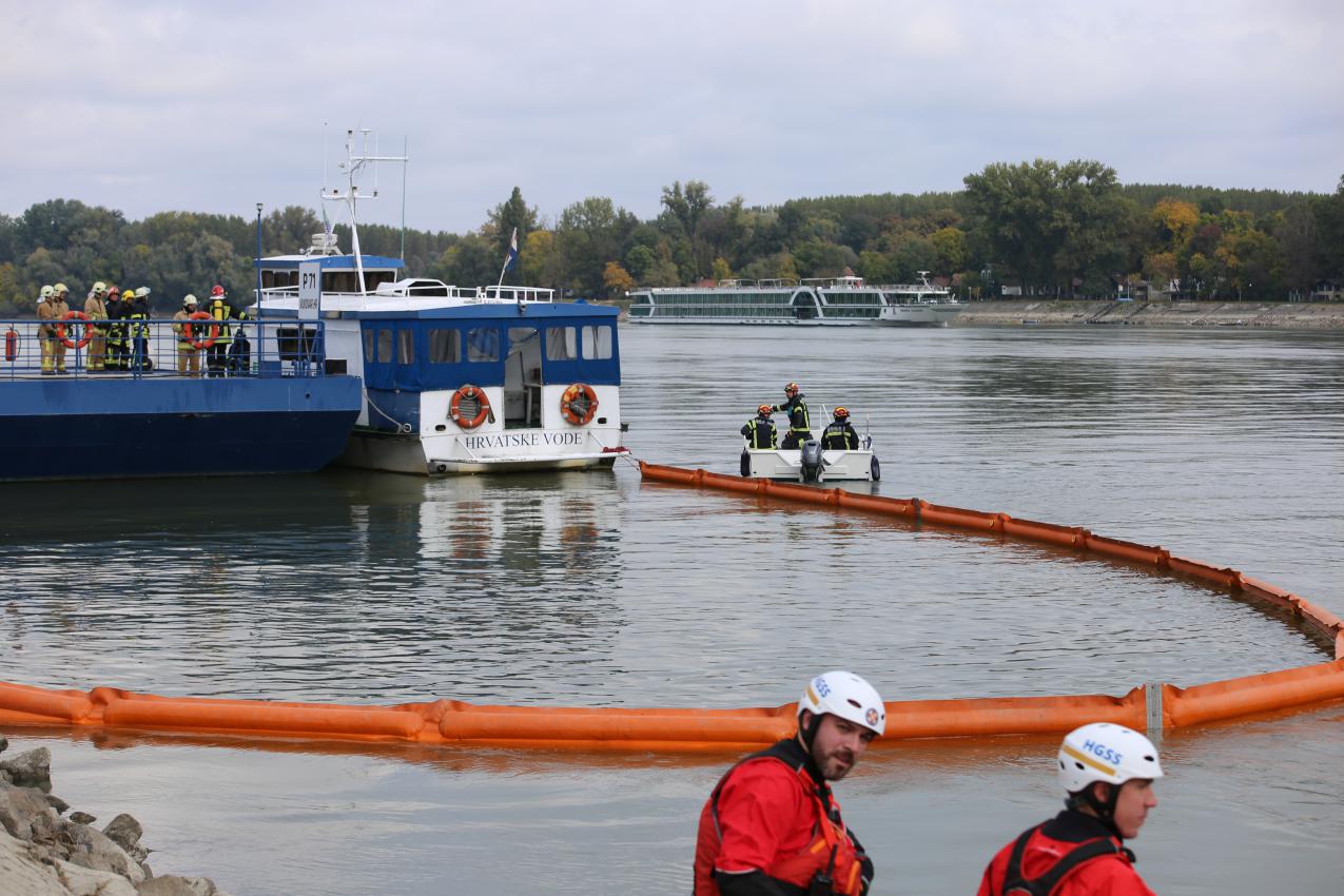 Pokazna vježba operativnih snaga sustava civilne zaštite Osječko-baranjske županije “DUNAV 2021.”