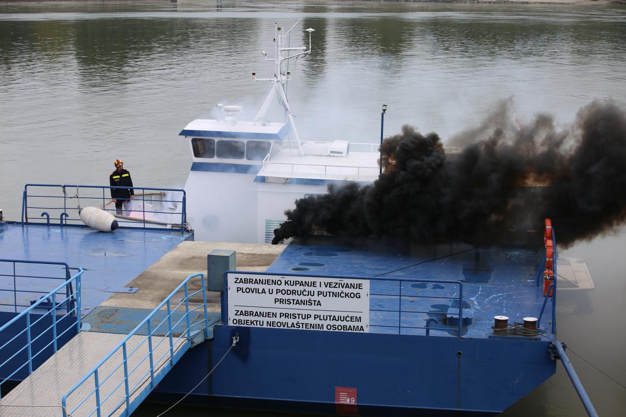 Pokazna vježba operativnih snaga sustava civilne zaštite Osječko-baranjske županije “DUNAV 2021.”