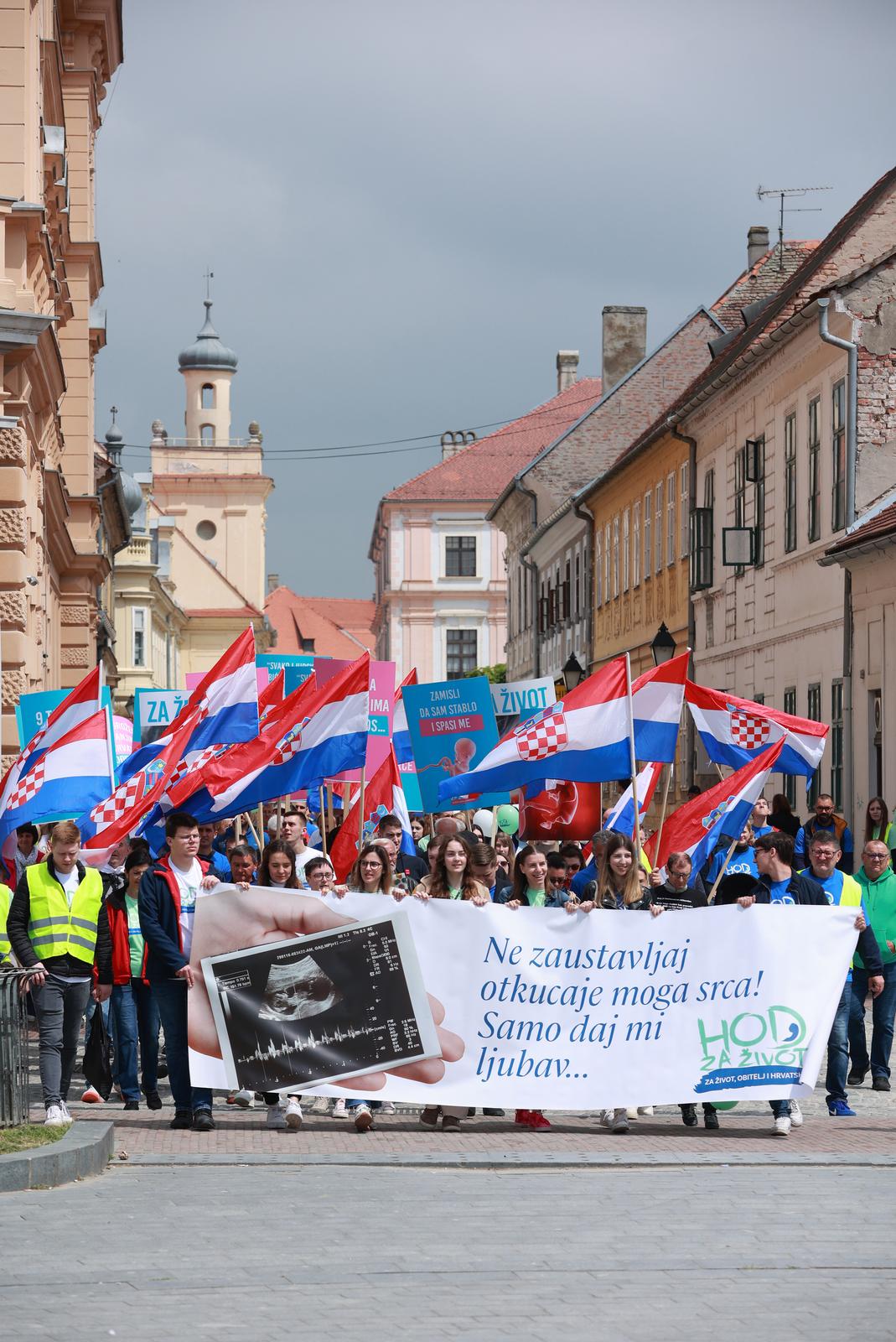 Hod za život u Osijeku