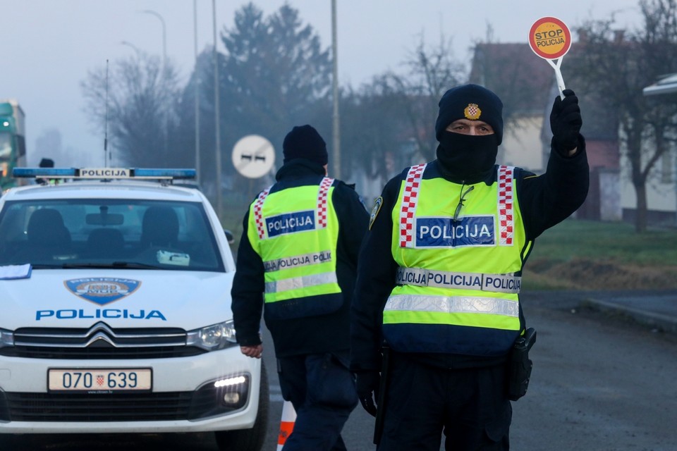 Provjera propusnica na Klisi