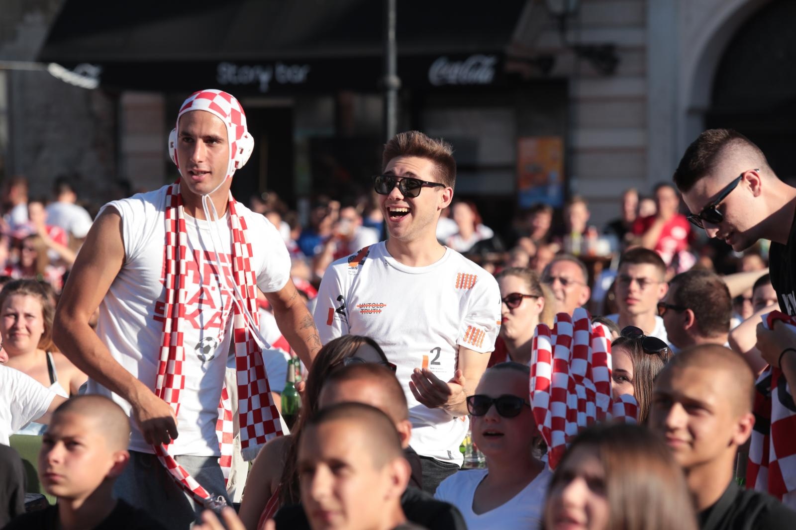 EURO 2020: Gledanje utakmice Hrvatska-Španjolska u Tvrđi