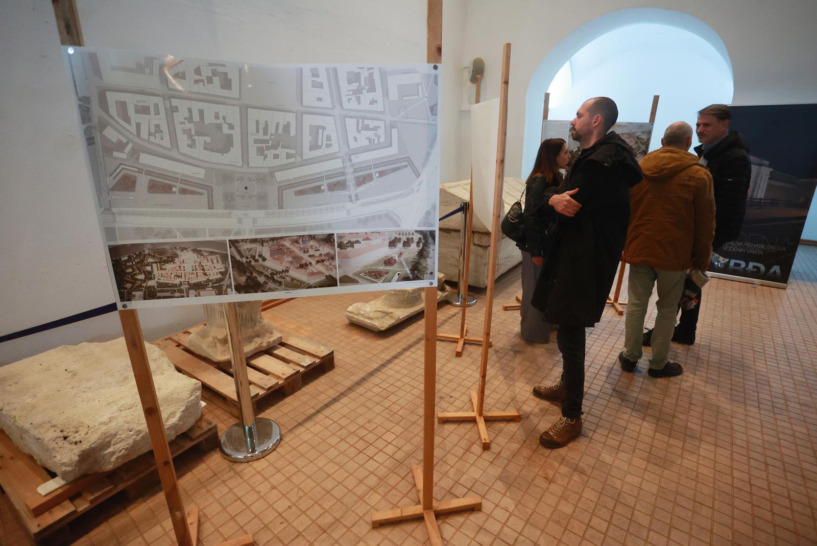 Izložba radova za idejno urbanističko-arhitektonsko rješenje obrambenog prostora Tvrđe