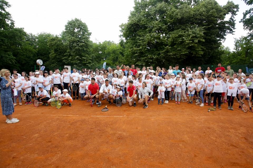Kids day na teniskom spektaklu u Osijeku