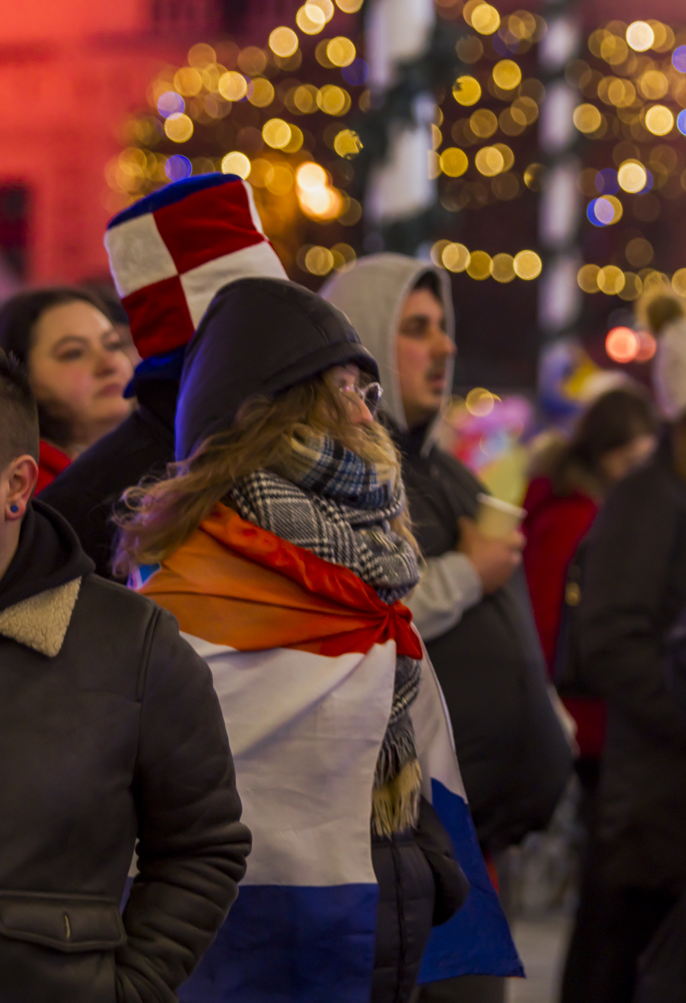 Slavlje nakon pobjede Hrvatske