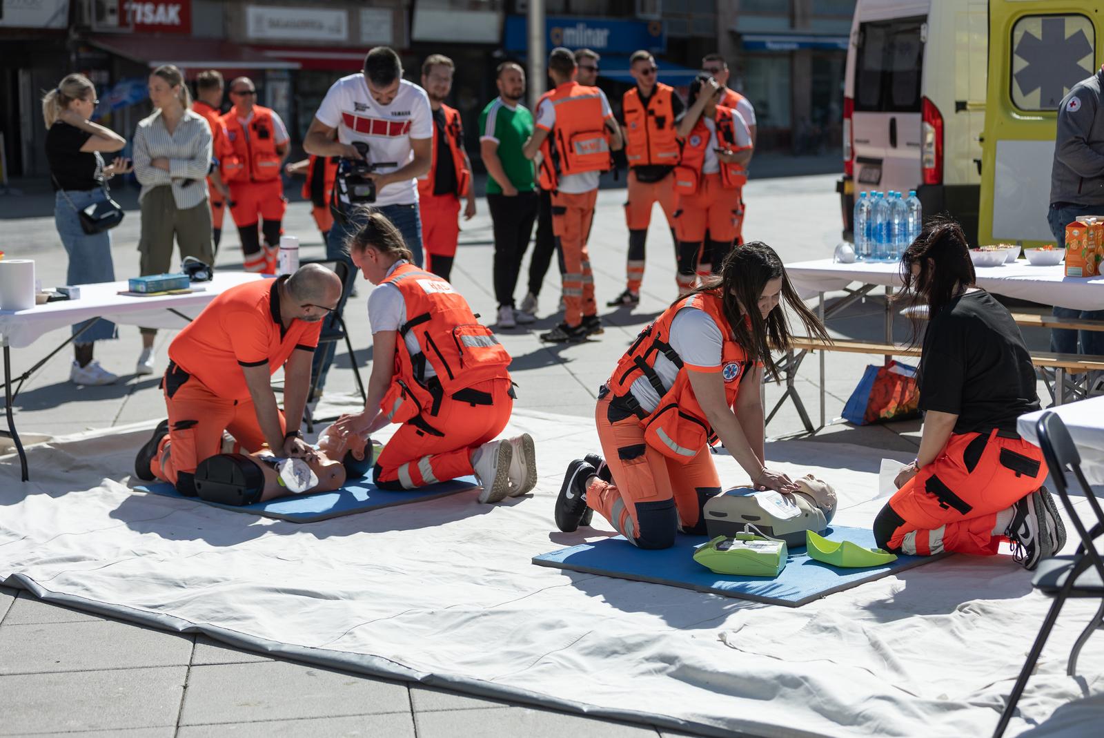 Dan hitne medicinske službe u centru Osijeka