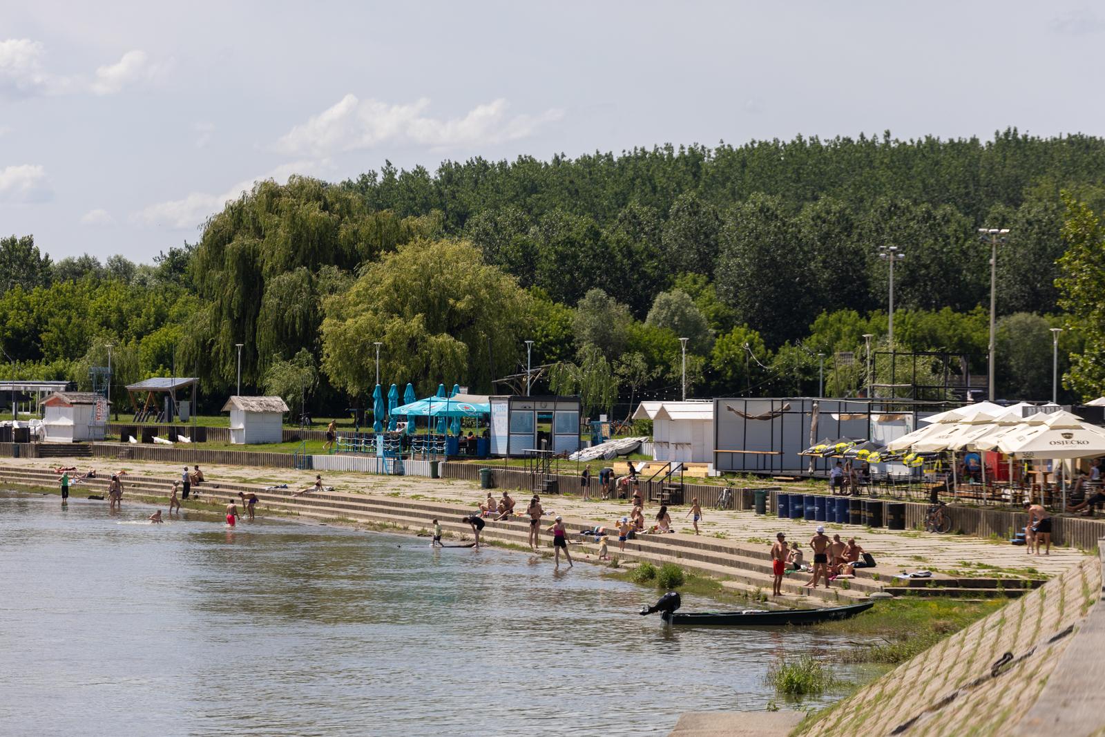 Kupanje na Dravi lipanj 2024.