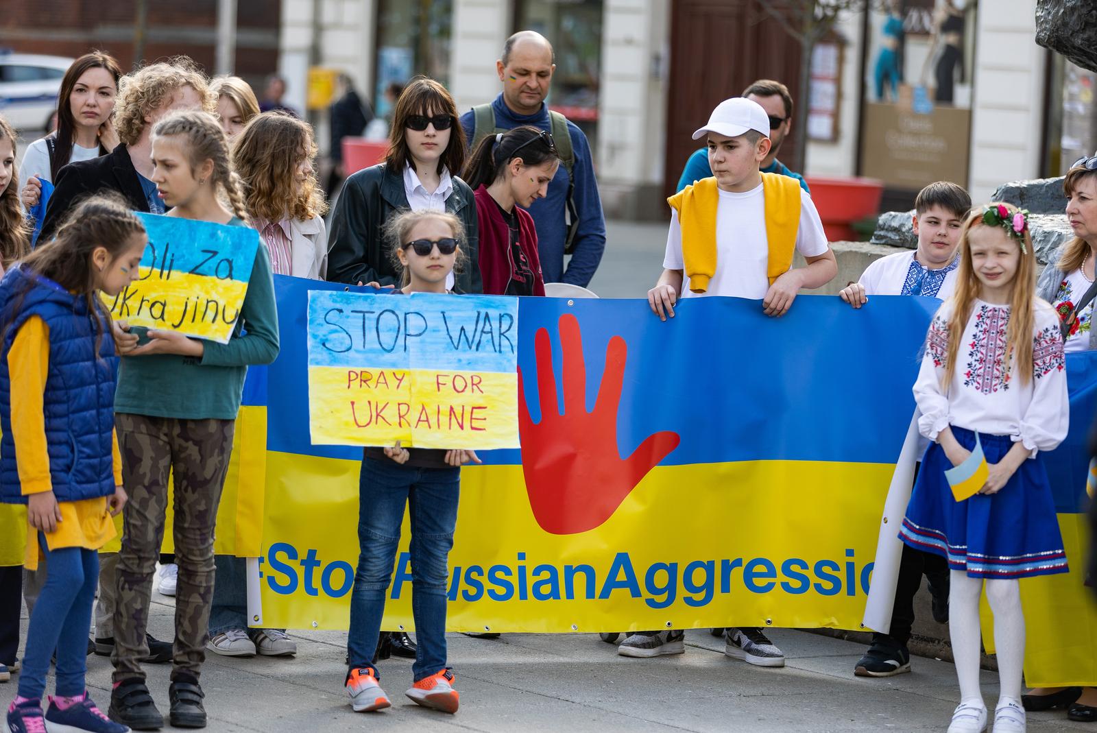U Osijeku održan skup potpore Ukrajini