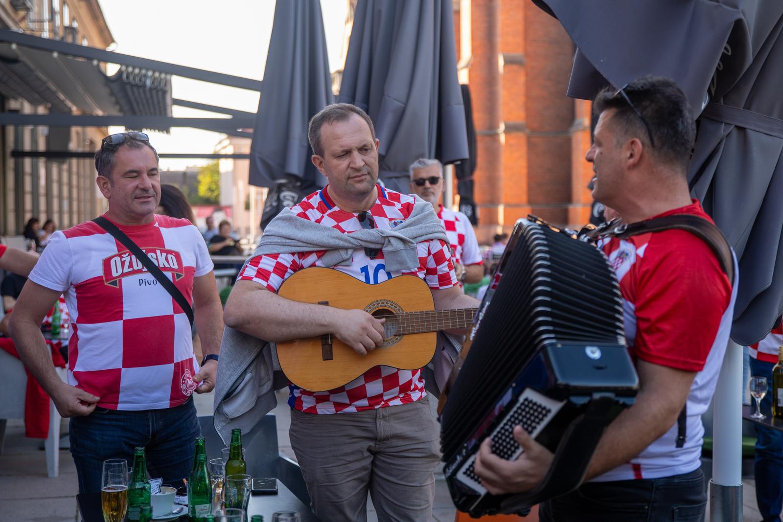 Navijači u središtu Osijeka