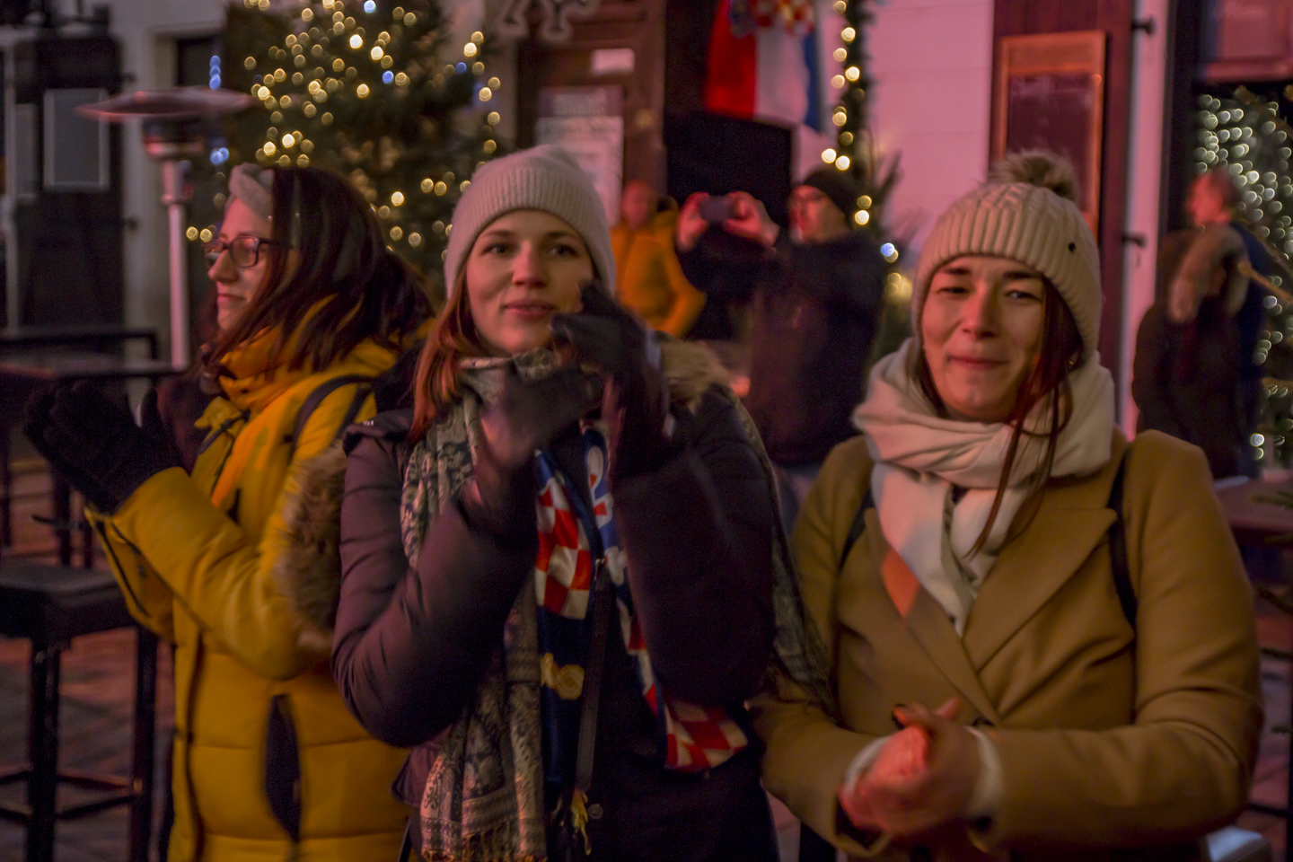 Slavlje nakon pobjede Hrvatske