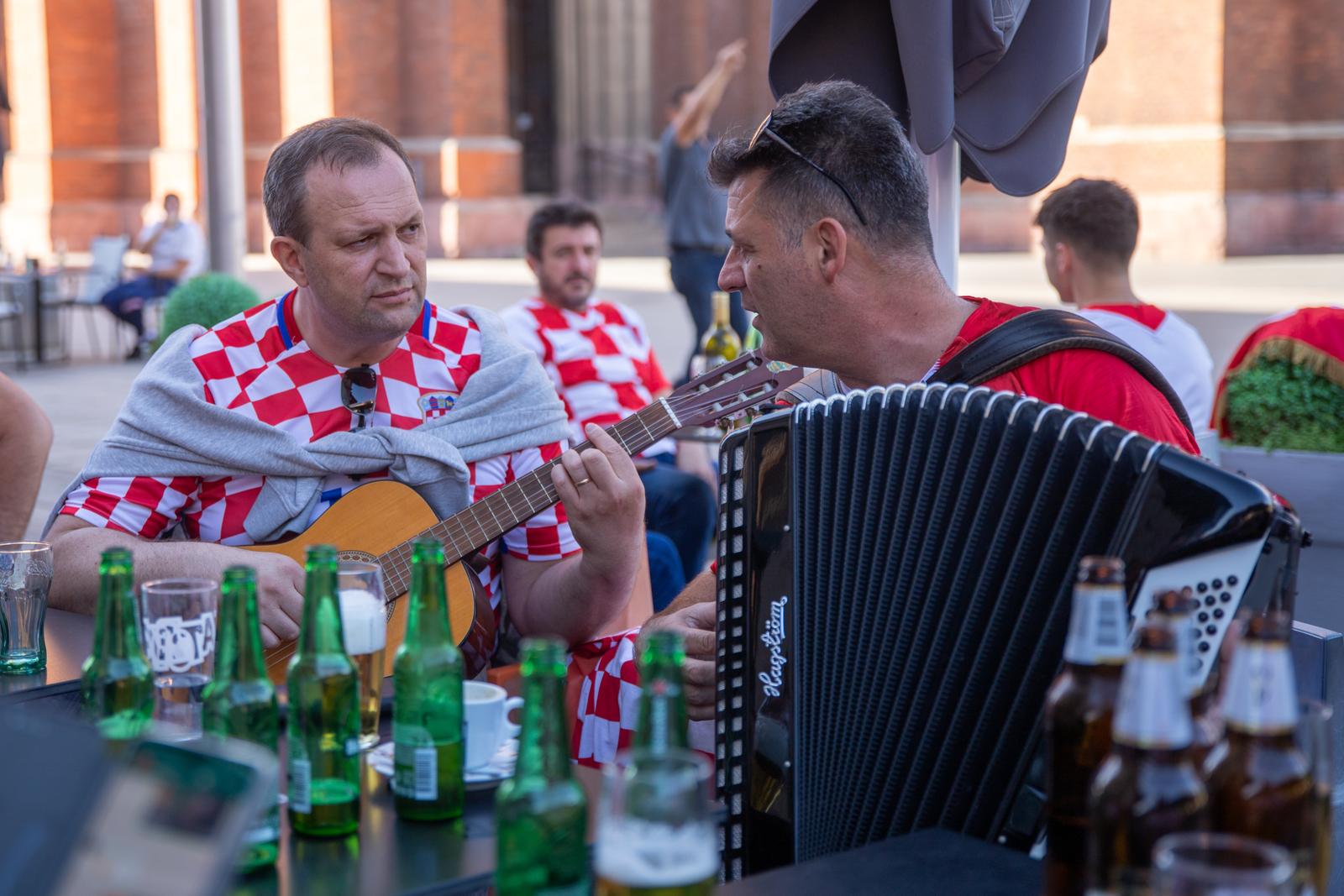 Navijači u središtu Osijeka