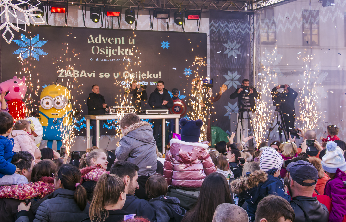 Doček dječje Nove godine u Osijeku