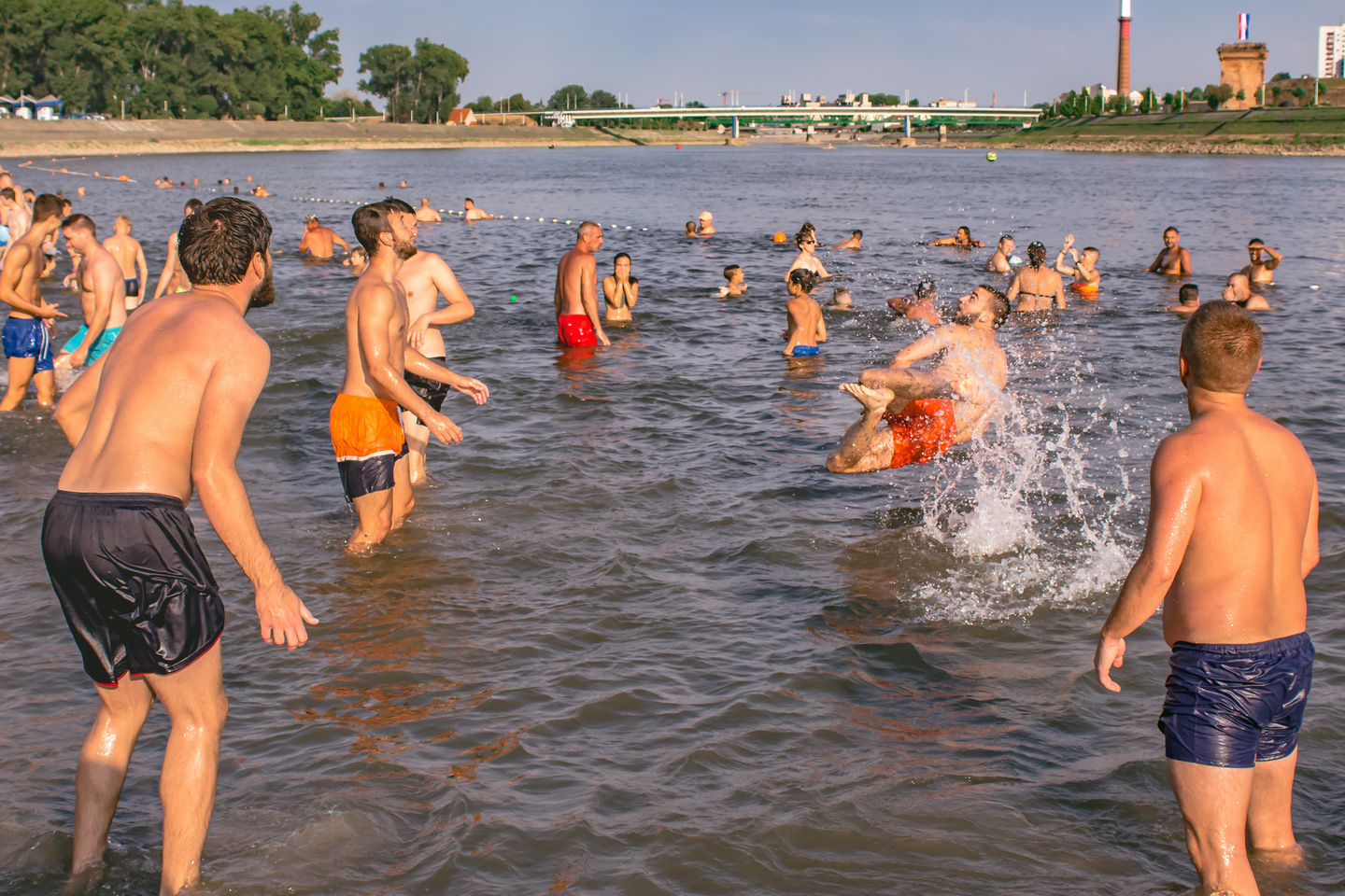 Kupanje Kopika Drava, kolovoz 2022.
