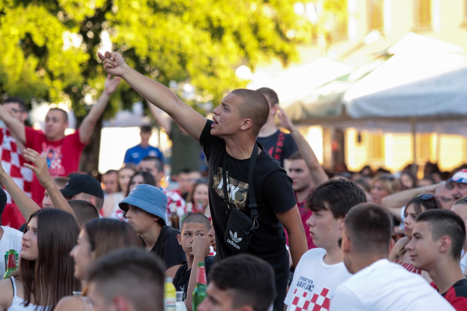 EURO 2020: Gledanje utakmice Hrvatska-Španjolska u Tvrđi