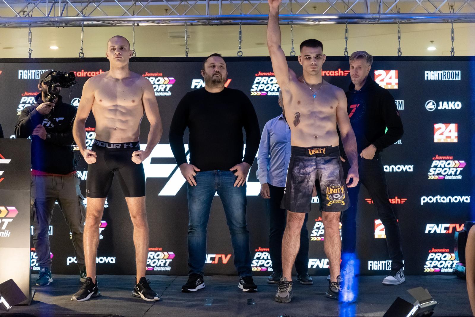Službeno vaganje boraca za Armagedon finale i FNC 4