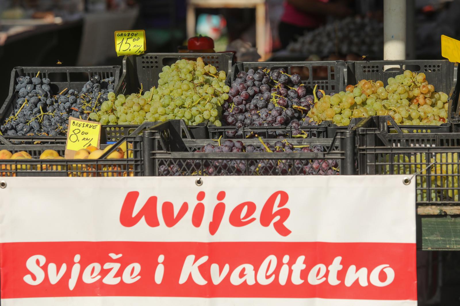 Glavna osječka tržnica, kolovoz 2022.