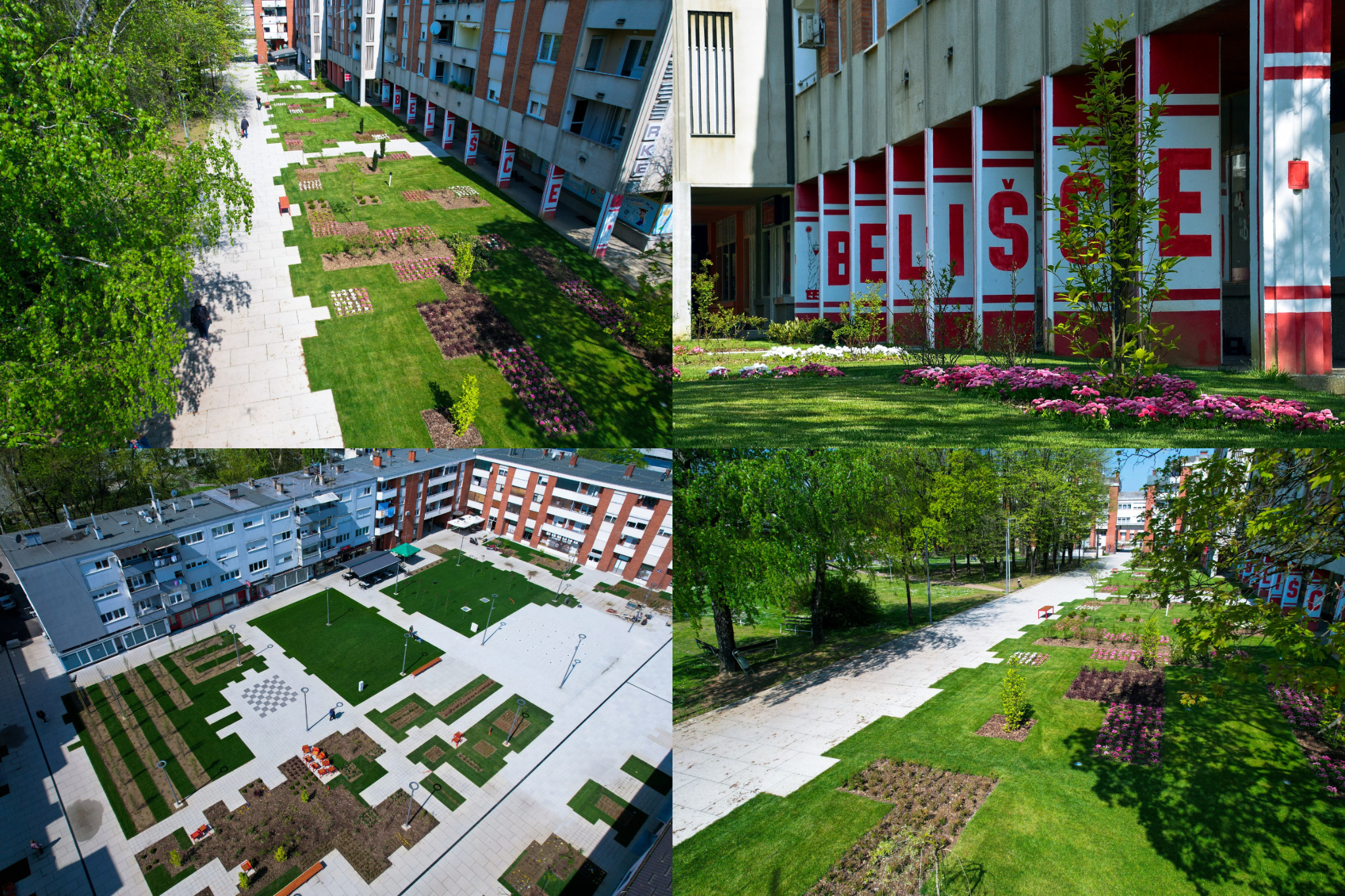 Novi trg u Belišću, travanj 2024. Novi trg u Belišću, travanj 2024.