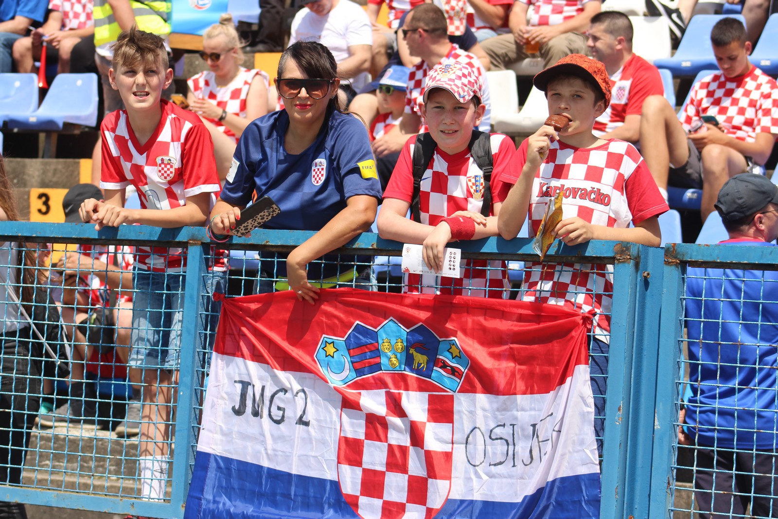 Hrvatska nogometna reprezentacija u Osijeku
