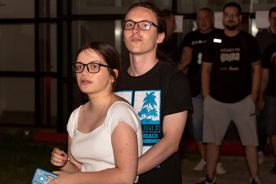 Brkovi u dvorištu Stare pekare