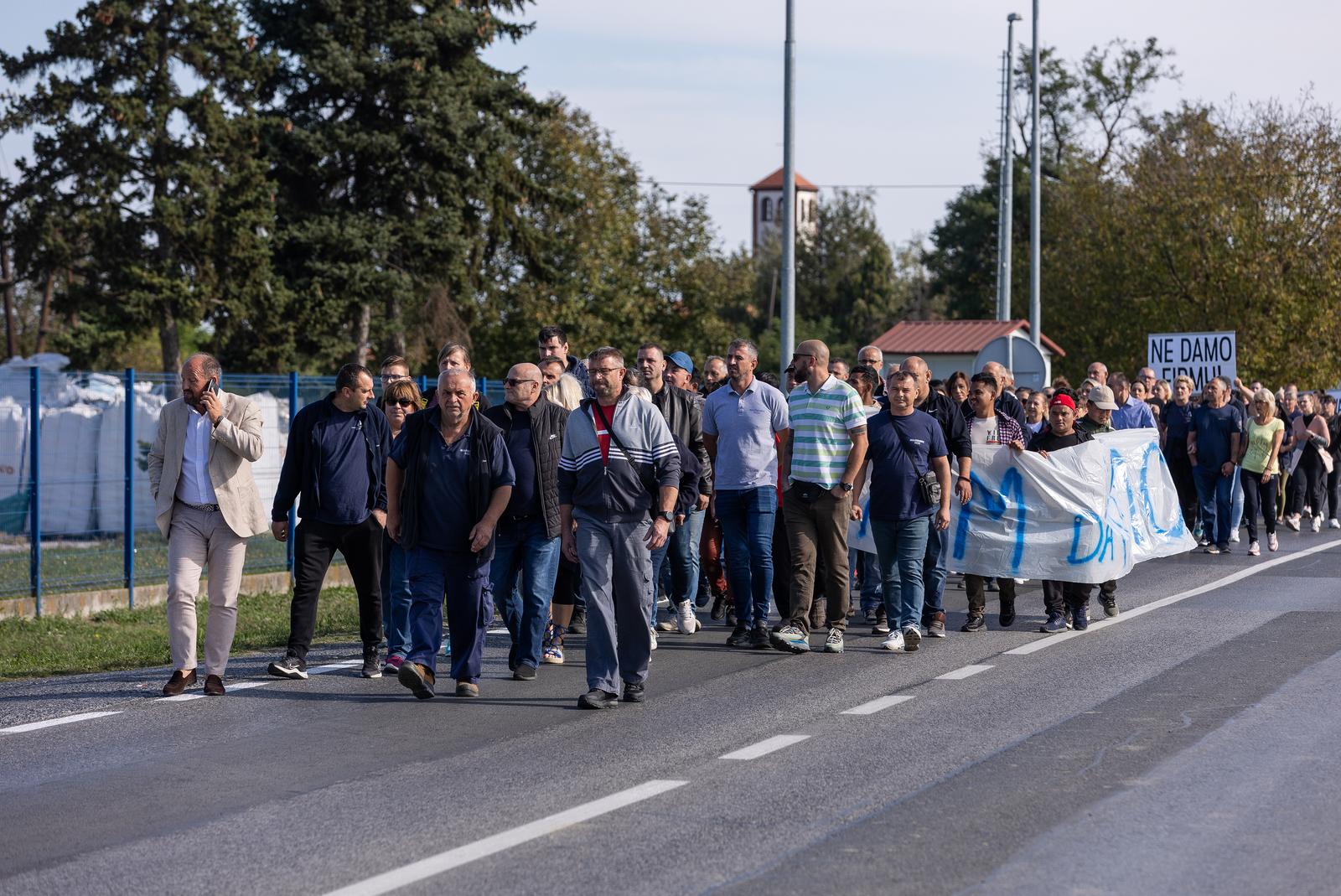 Prosvjed radnika Drave International