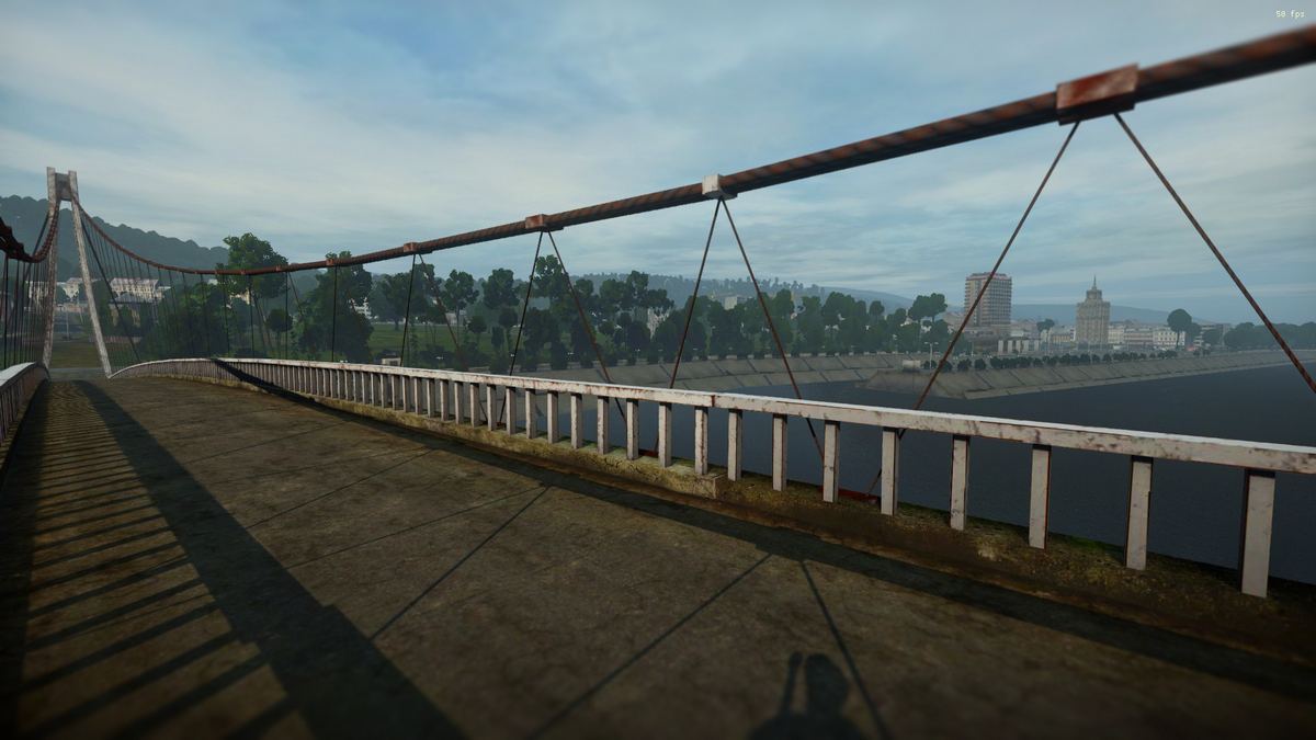 Pogled s mosta  (DayZ – mapa Esseker)