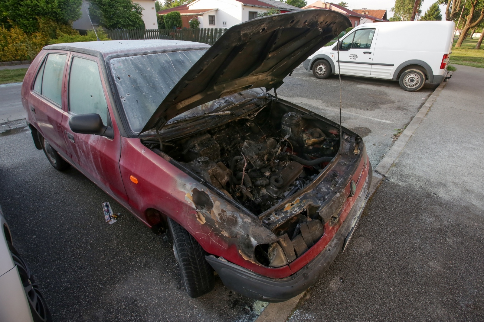 Požar automobila u Osijeku