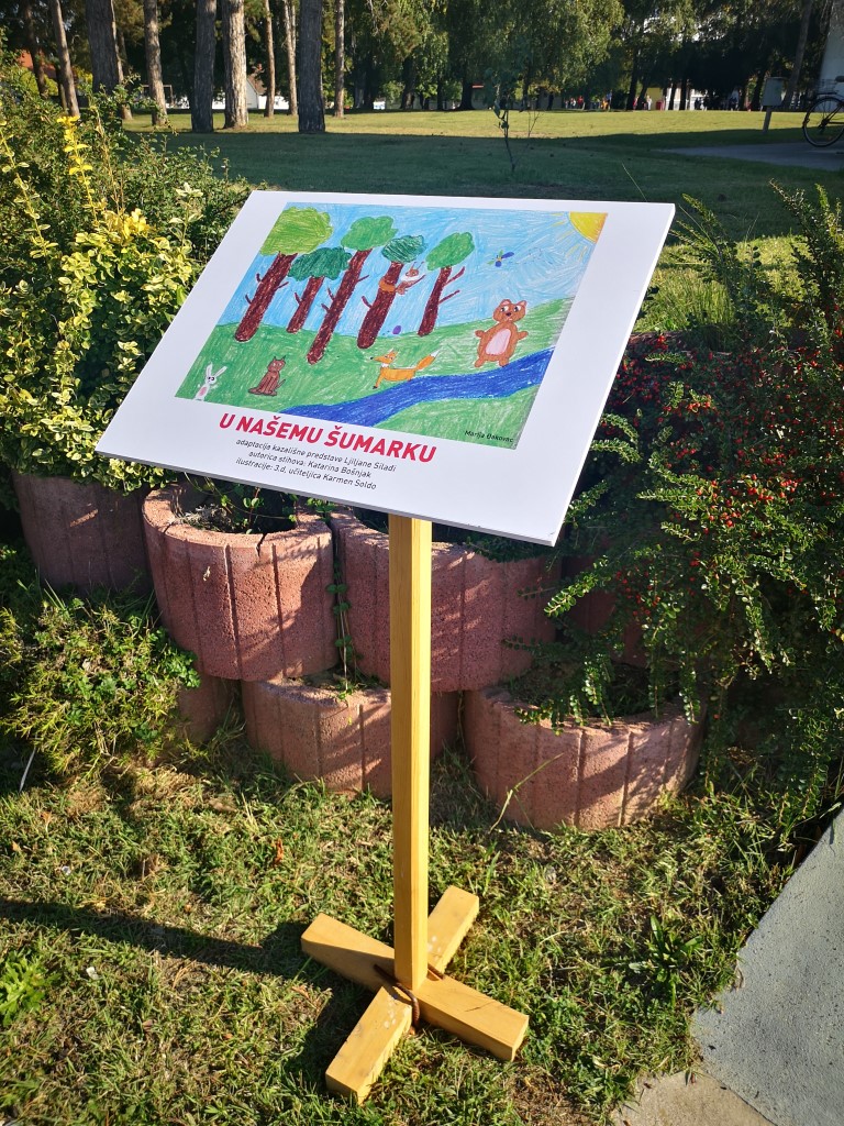 Slikovnica na otvorenom u Belišću