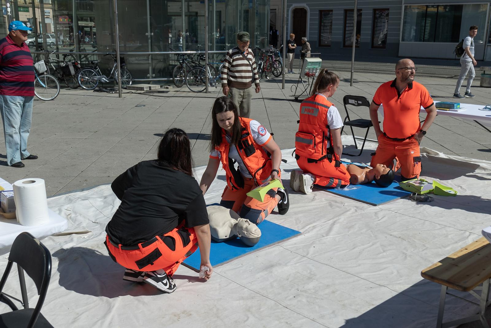 Dan hitne medicinske službe u centru Osijeka