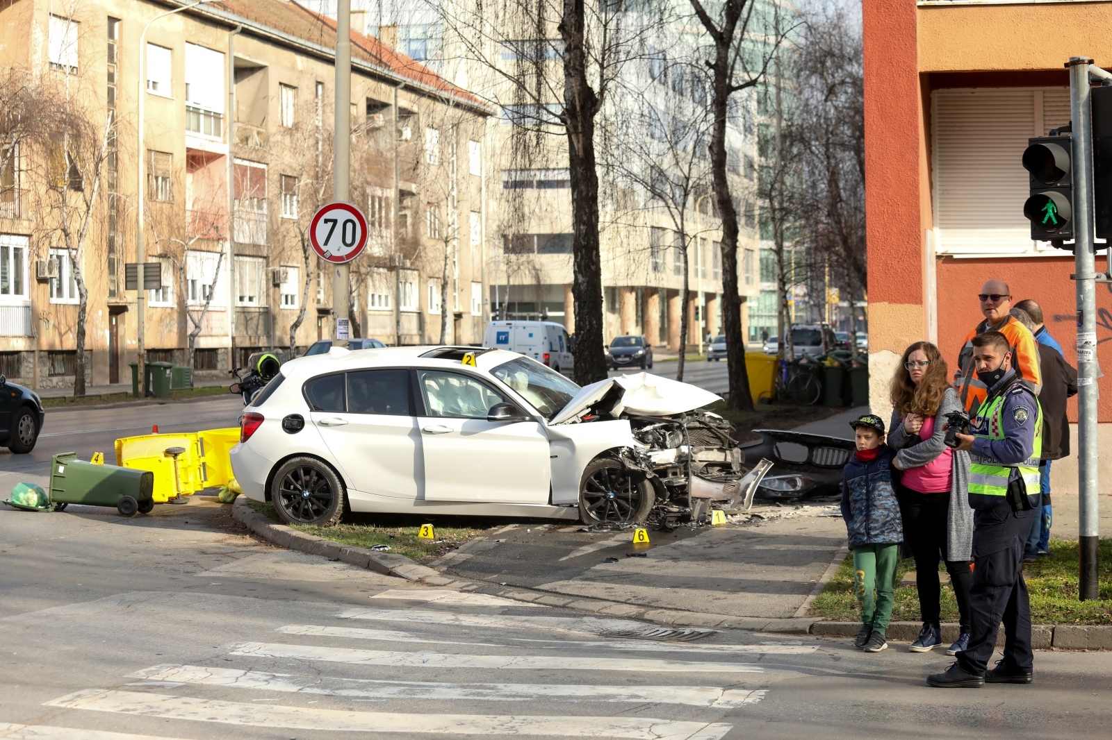 Prometna nesreća u Vukovarskoj ulici