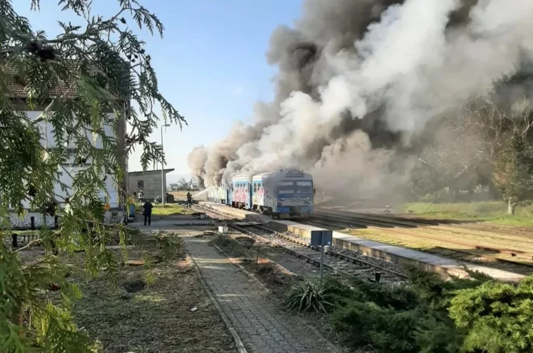 požar vlaka