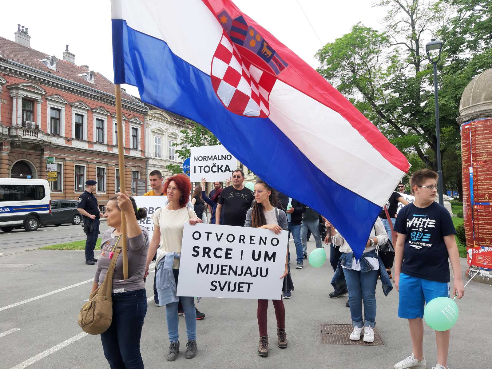 Svjetski prosvjed za slobodu u Osijeku