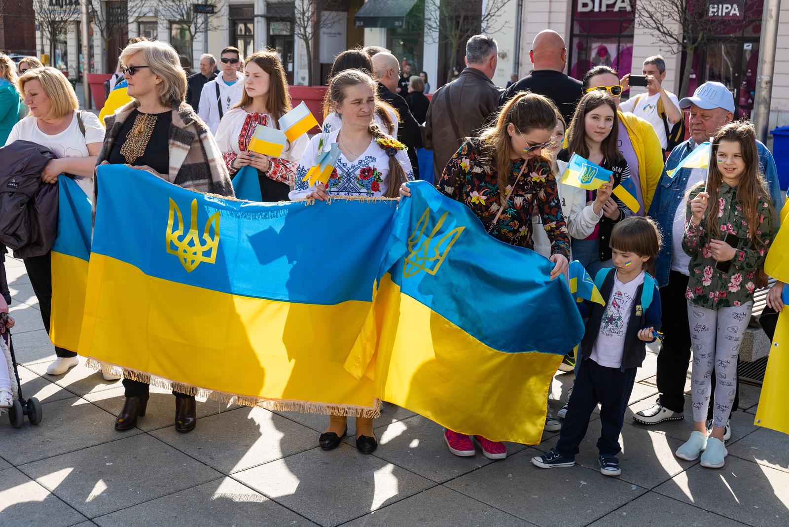 U Osijeku održan skup potpore Ukrajini