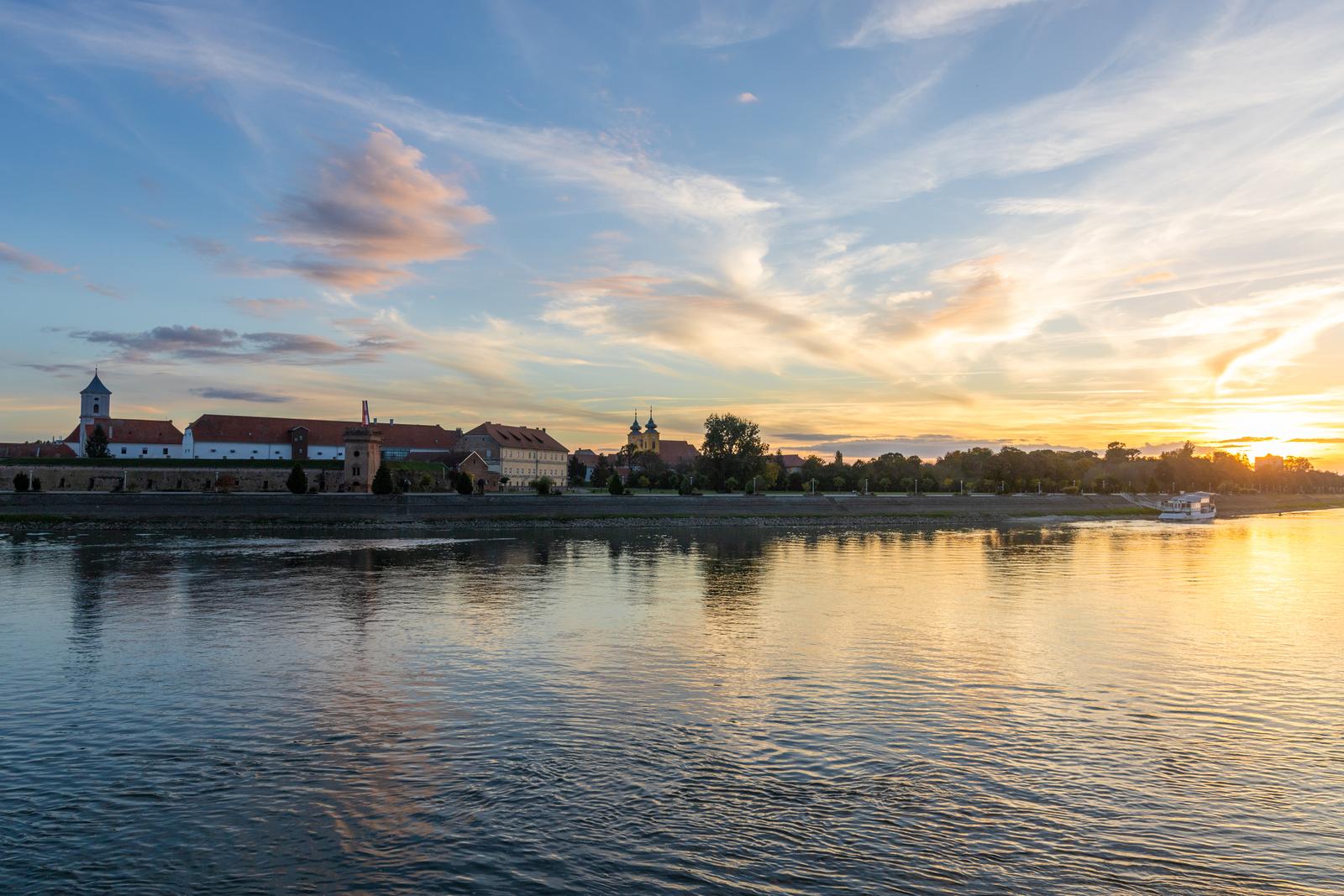 Zalazak sunca iznad Osijeka