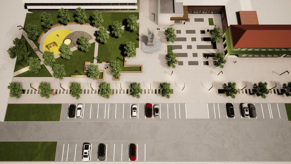 Pogledajte kako će izgledati novi trg i park u Čepinu