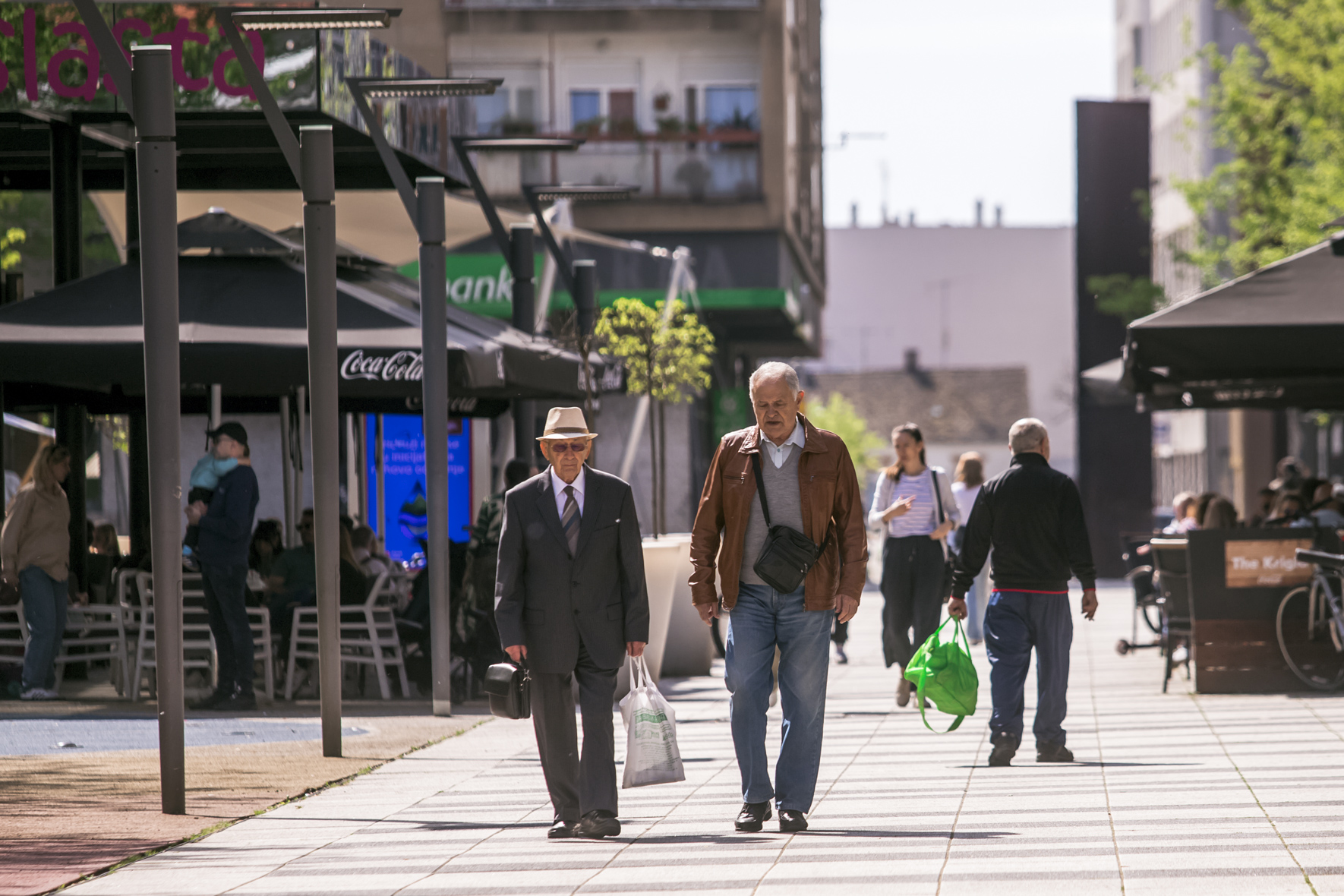 Sunčana subota u središtu Osijeka