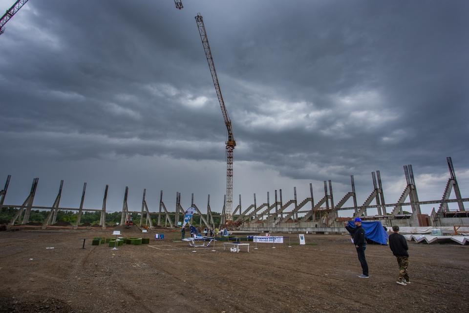 Kiša pokvarila nogometno-tenski spektakl na novom osječkom stadionu