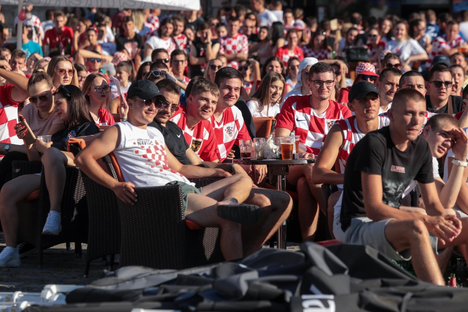 EURO 2020: Gledanje utakmice Hrvatska-Španjolska u Tvrđi