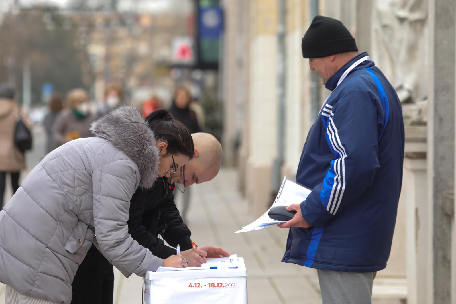 Prikupljanje potpisa za COVID referendum