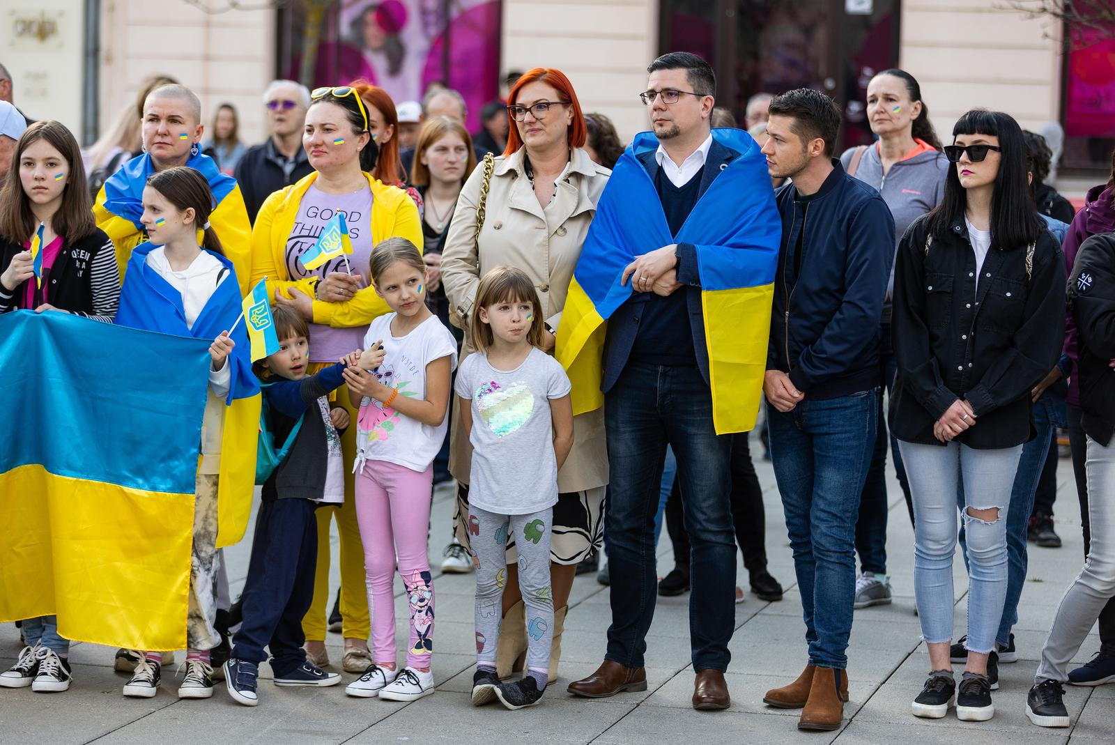 U Osijeku održan skup potpore Ukrajini