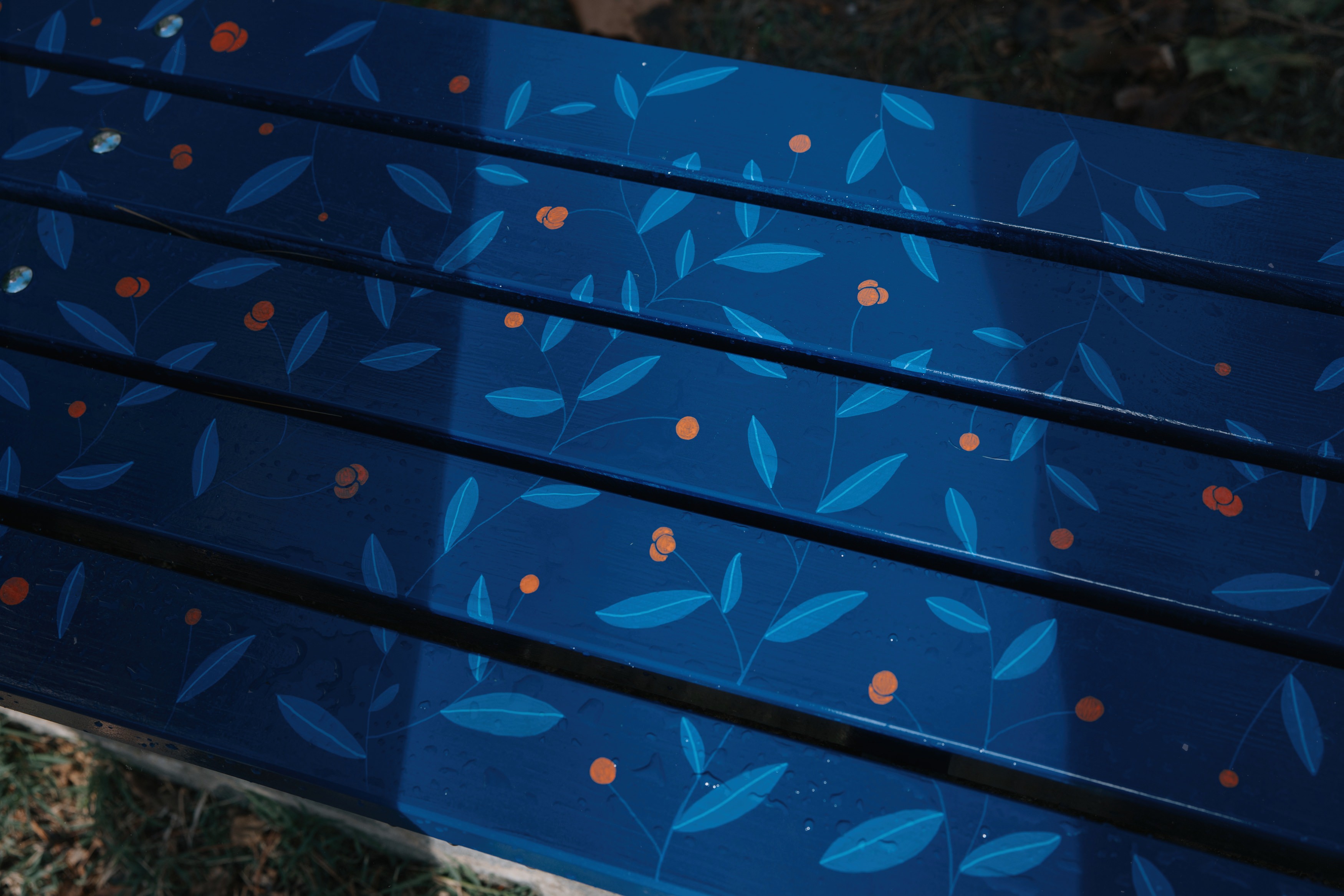 Oslikane klupe u osječkom parku Oslikane klupe u osječkom parku