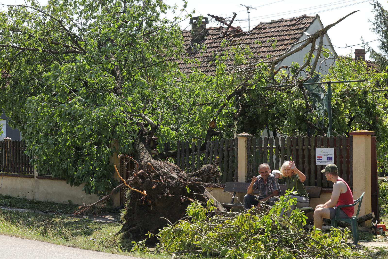 Nevrijeme u slavonskim selima