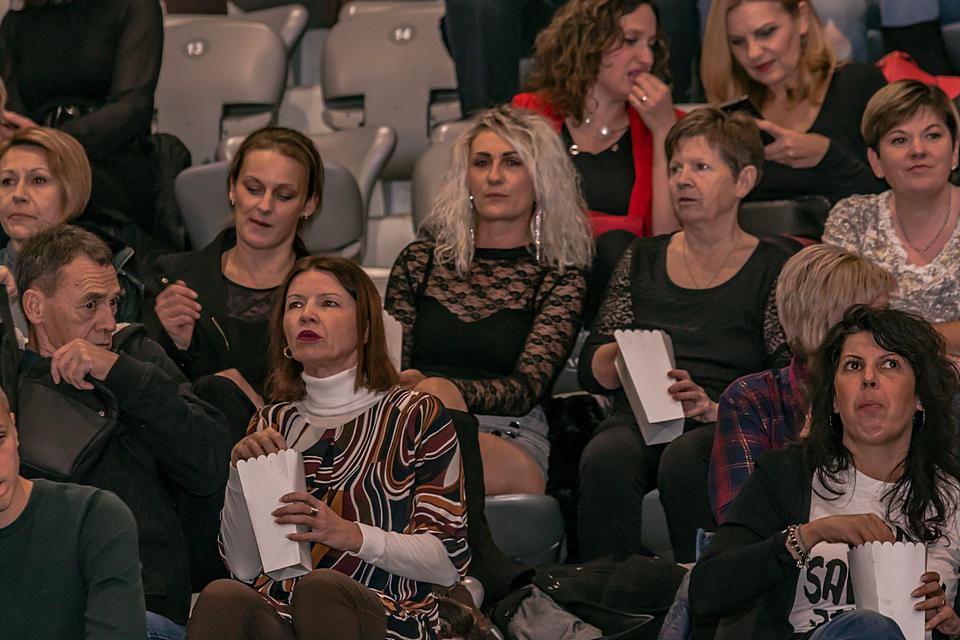 Haris Džinović i legice u dvorani Gradski vrt