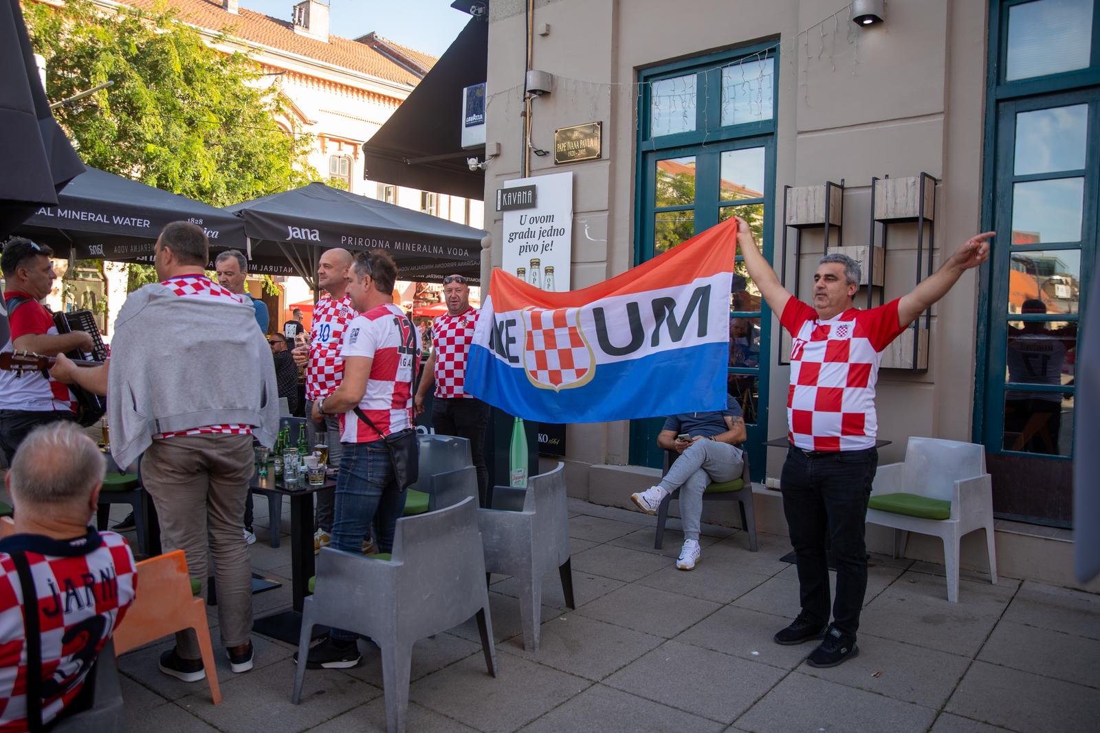 Navijači u središtu Osijeka