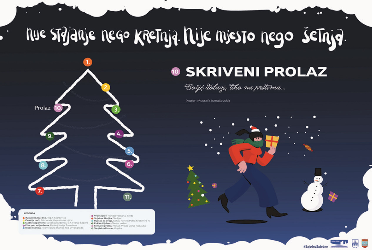 Prolaz Julija Benešića – Skriveni prolaz Božić dolazi, tiho na prstima… (Autor: Mustafa Ismajlovski) Prolaz Julija Benešića – Skriveni prolaz Božić dolazi, tiho na prstima… (Autor: Mustafa Ismajlovski)