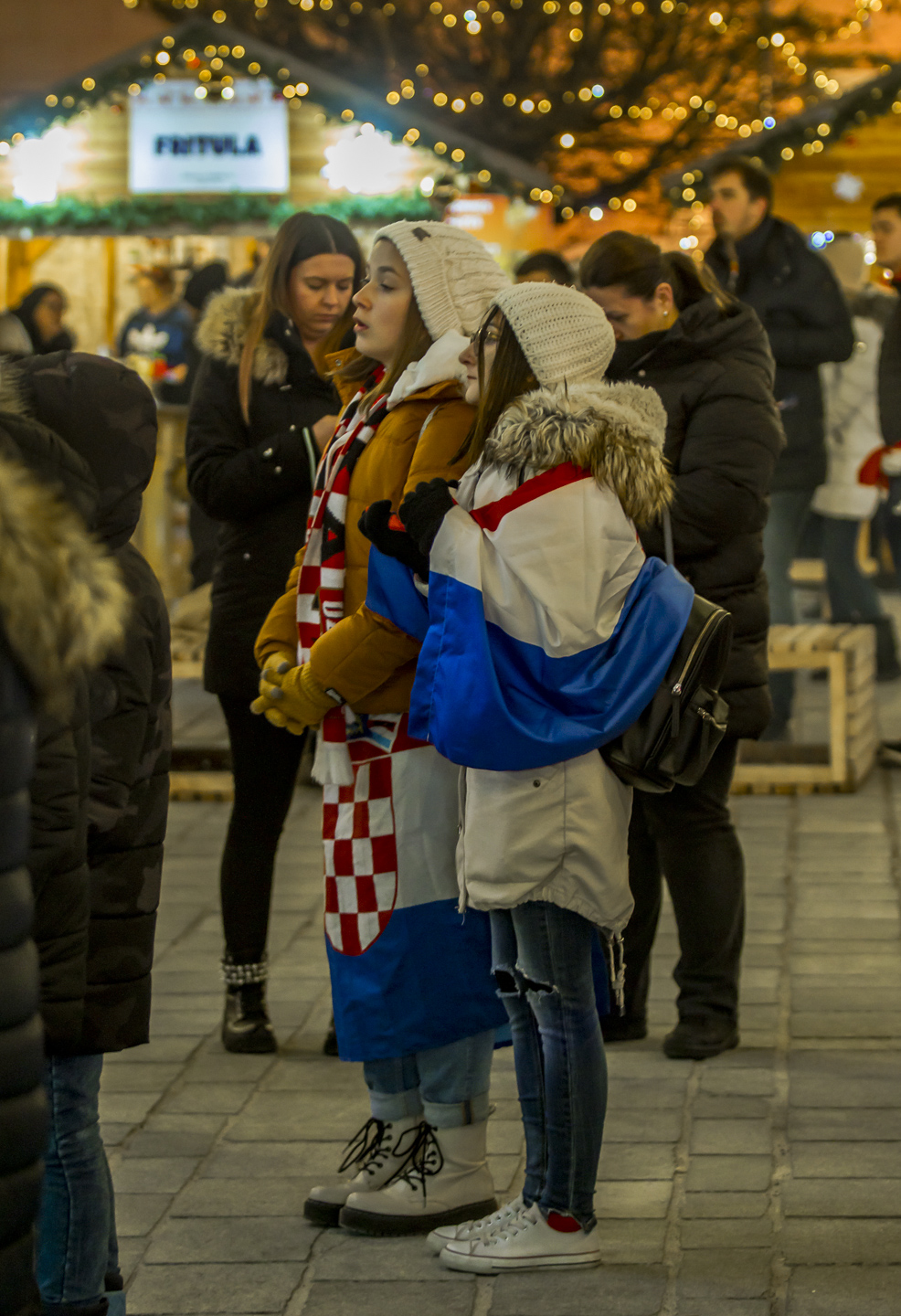 Slavlje nakon pobjede Hrvatske