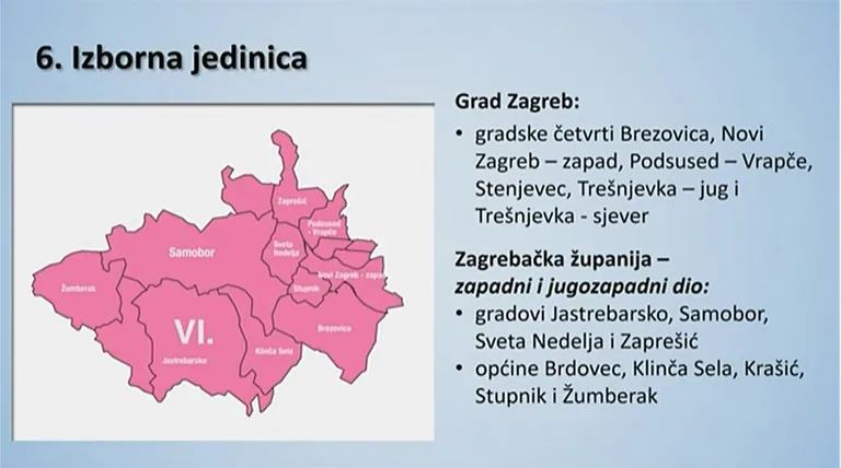 Nove izborne jedinice