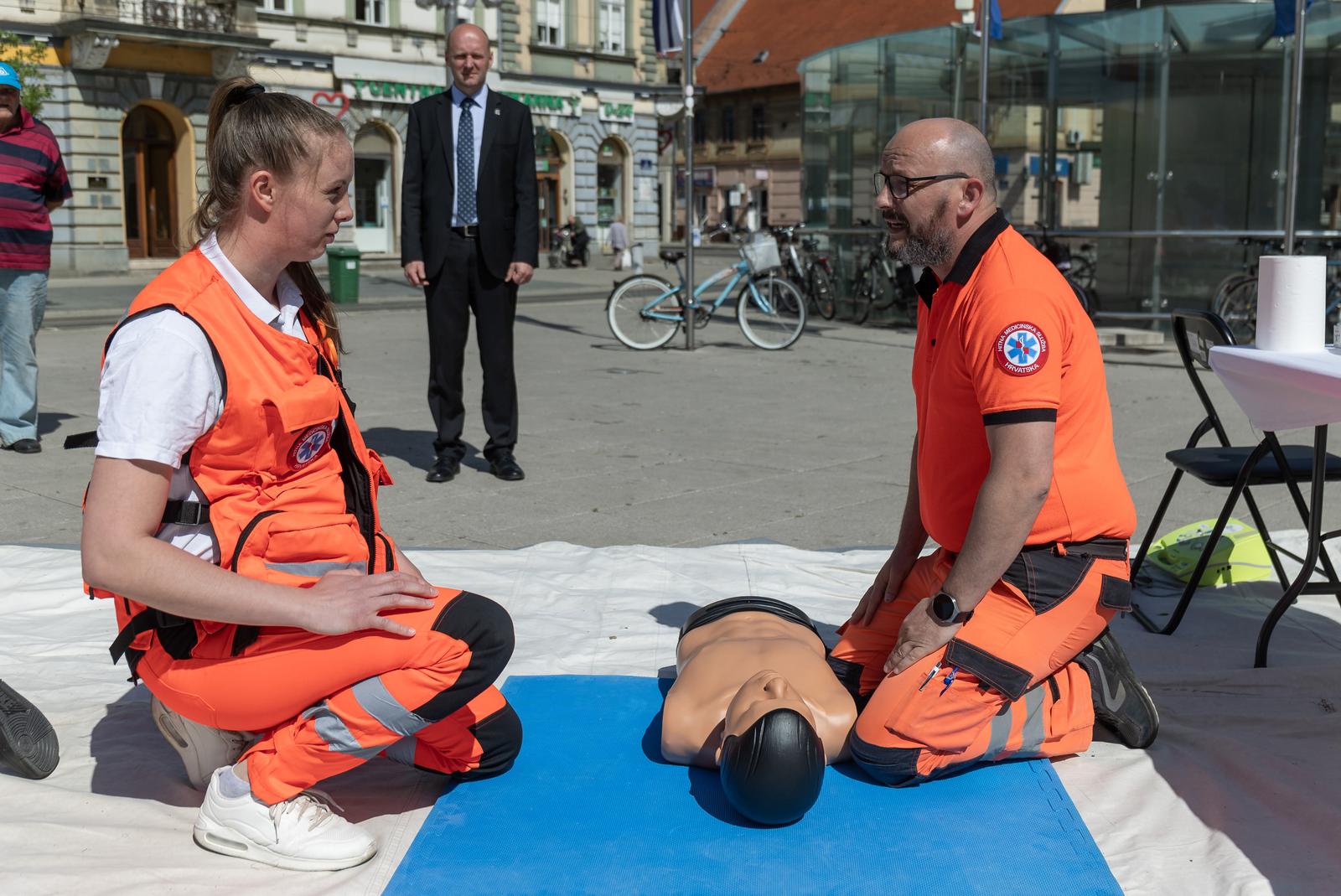 Dan hitne medicinske službe u centru Osijeka