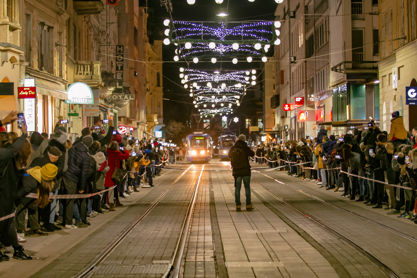 Utrka tramvaja u Osijeku