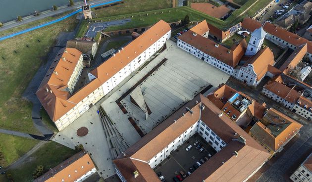 Tvrđa – pogled iz zraka, siječanj 2024.