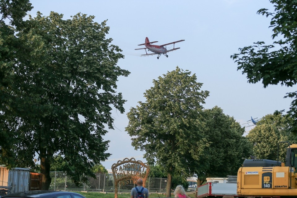 Aviotretiranjekomaraca nad Osijekom 27.6.2019.