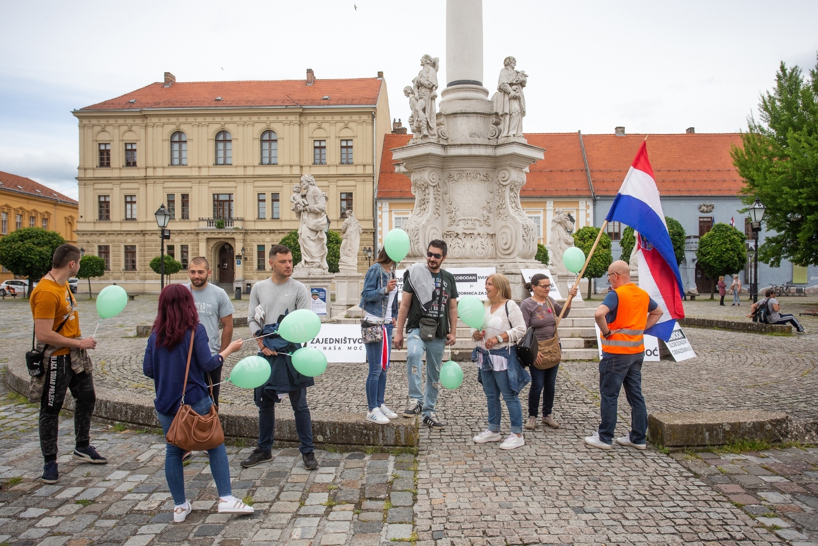 Svjetski prosvjed za slobodu u Osijeku